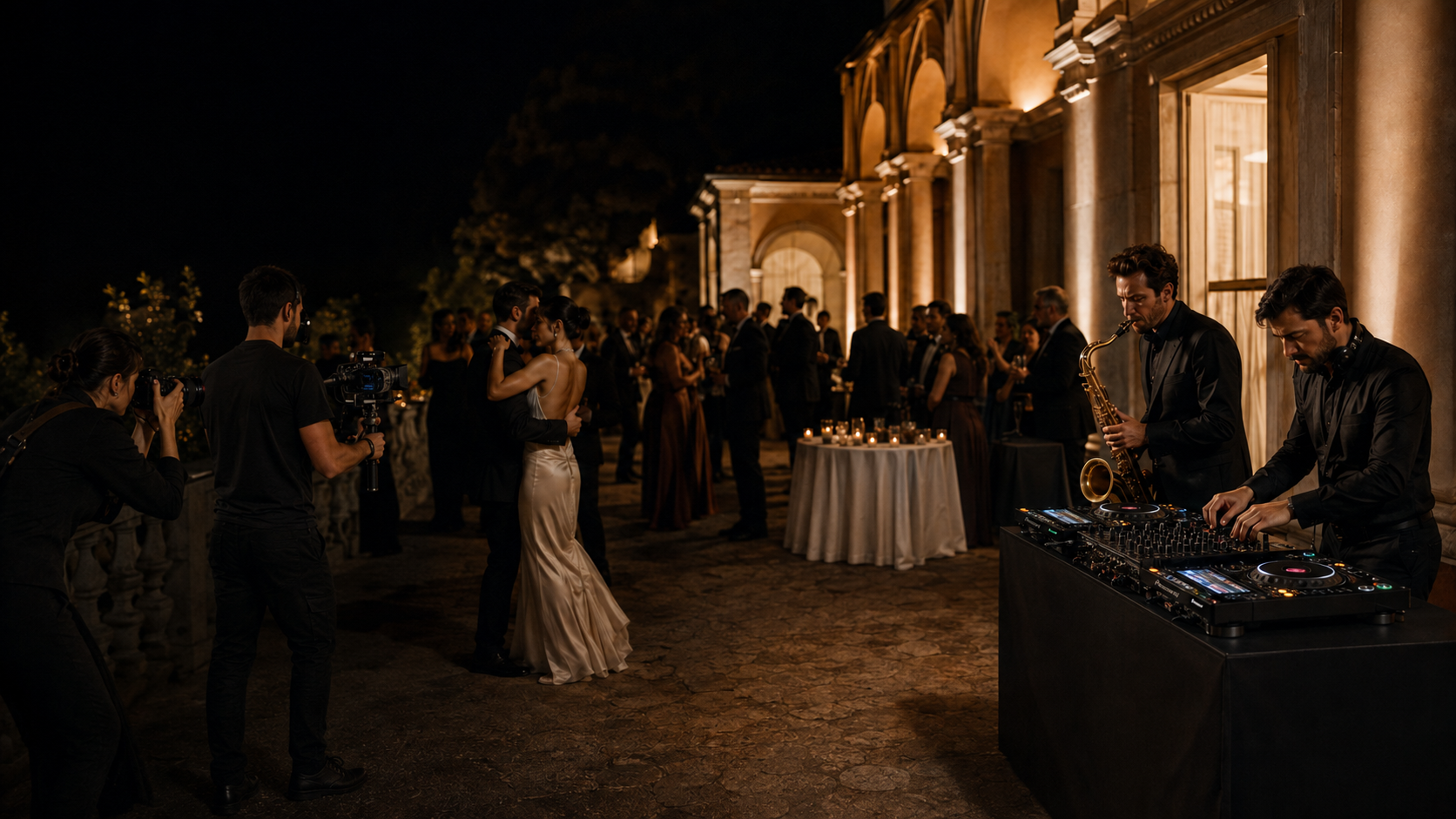 Foto principale a tutta pagina — Wedding o evento elegante